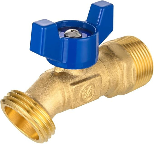 EFIELD (Pack of 30) 1/4-Turn Outdoor Spigot, Sillcock Hose Bibb Valve 3/4" Male NPT Inlet ×3/4" Male GHT Threaded Garden Hose Outlet/Connector (30),(SILLCOCK048-30PCS)