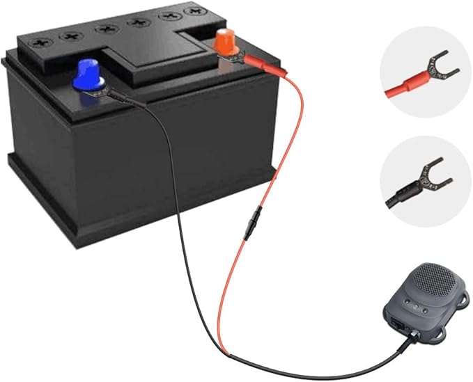 Under Hood Rodent Repeller Ultrasonic Rodent Repellent for Car Engine Rat Deterrent Keep Mice Out of Vehicle 24V 12V Mouse Repeller Wires RV Protection 2 Pack