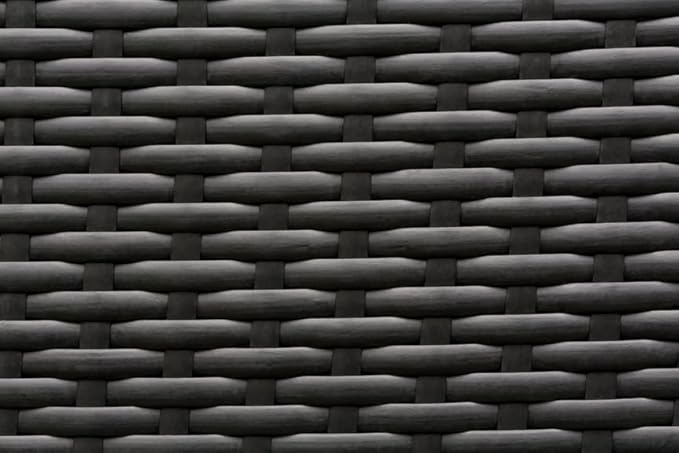 9 Piece Ohana Outdoor Patio Furniture Black Wicker Conversation Set with Fully Assembled Sectional and 42-inch Propane Gas Fire Table