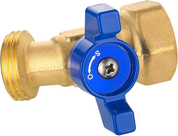 EFIELD 1/4-Turn Outdoor Spigot, Sillcock Hose Bibb Valve 3/4" Female NPT Inlet ×3/4" Male GHT Threaded Garden Hose Outlet/Connector,(SILLCOCK042)