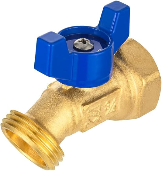 EFIELD (Pack of 30) 1/4-Turn Outdoor Spigot, Sillcock Hose Bibb Valve 3/4" Female NPT Inlet ×3/4" Male GHT Threaded Garden Hose Outlet/Connector (30),(SILLCOCK042-30PCS)