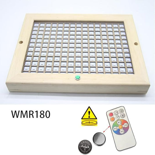 LED Chromotherapy Sauna Light, 80 Colors, AC/DC Power, Model WMR180, for Infrared Cabins