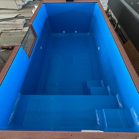 Custom Outdoor Family Swimming Pool 20ft 40ft Movable Container Pool Portable Above Ground Swimming Pools Ideal for Families & Vacation Homes