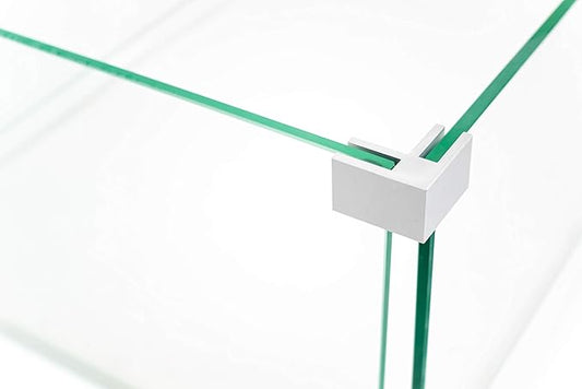 AMS Fireplace | Fire Pit Table Square/Rectangular Tempered Glass Wind Guard-Fire Flame Guard 1/4" Thick Wind Guard - Flame Guard (36" Long x 12" Wide x 7 High)