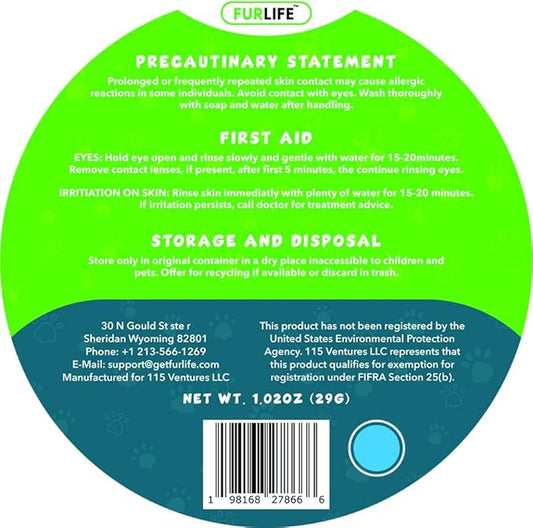 FurLife Flea and Tick Collar for Dogs – Waterproof Blue Dog Collar, Pet Supplies for Tick and Flea Prevention for Dogs, Safe for All Breeds