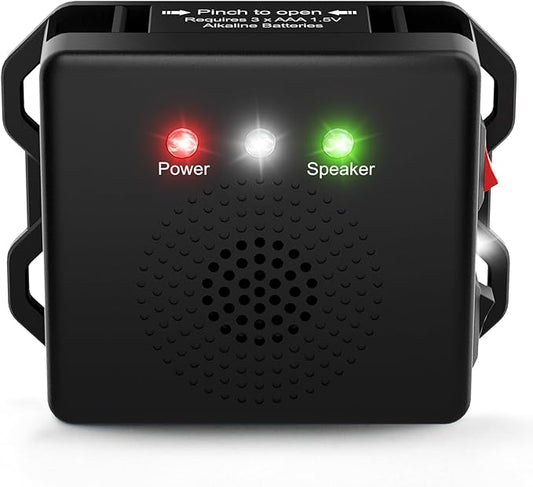 Rodent Repellent for Car, Battery Powered Under Hood Animal Repeller, Ultrasonic Rat and Mice Deterrent Device, Electronic Pest Control for RV, Truck, Garage, Vehicle Engine Protection, Pack of 2