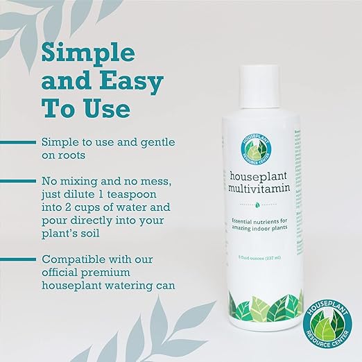 Micronutrient, Sea Kelp & Humic Acid Booster for Houseplants (Pairs with Fertilizer) โ Houseplant Multivitamin | Leaf & Root Growth Supplement | 8oz