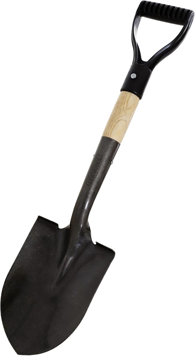 Kylin Multi-Purpose Garden Spade Shovels Set for Digging and Transfer with Durable Hard Wood Heavy Duty Handle (5 Pack)