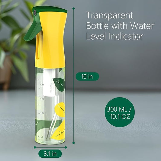 FLAIROSOL BOTANICA Plant Mister Water Spray Bottle, 10.1 oz 300 ML Mist Sprayer for Plants, Continuous Ultra Fine Mister Spray Bottle - Leak Proof - for Flowers, Gardening, Houseplants