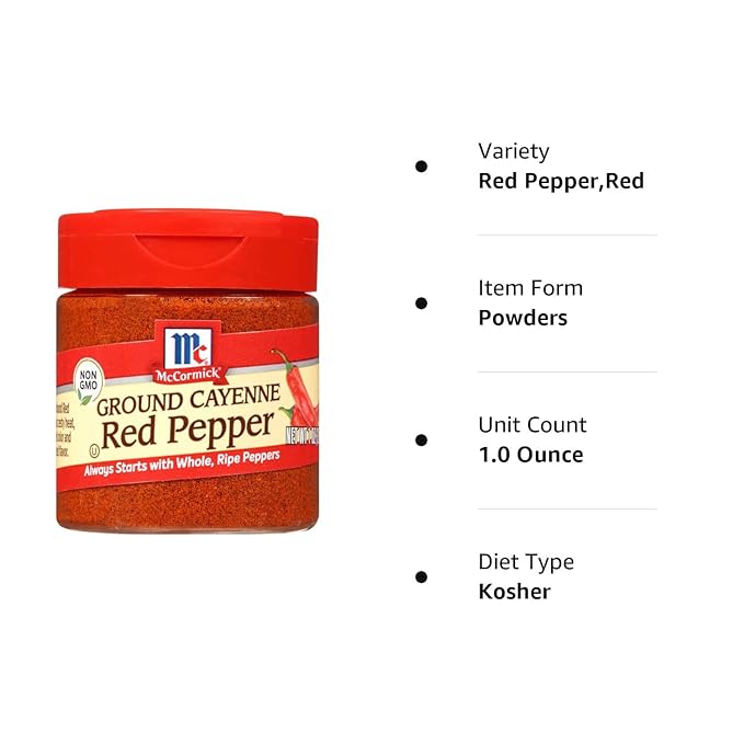 McCormick Ground Cayenne Red Pepper, 1 oz