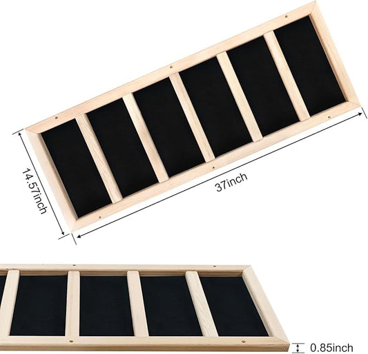 300 Watt Infrared Sauna Heater 220V, Sauna Accessories, Carbon Fiber Heating Plate for Wooden Indoor/Outdoor Sauna Room (37"x13.38"x1.18", 220V) (220, Volts)