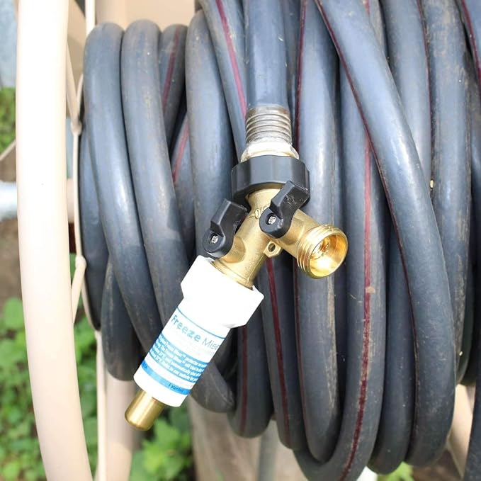 Freeze Miser® & 2-Way Y Valve Shut-Off ¾ Inch Brass Hose Connector