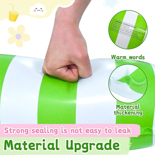 Pool Floats Kids, Meegoo Pool Lounge Chairs 3 Tubes Floaties Water Hammock Inflatable Pool Toys for Kids Ages 8-12 for Summer Party Beach Vacation Essentials