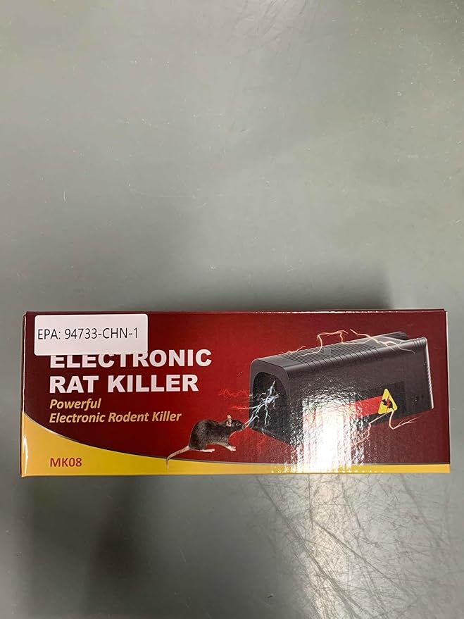 Upgraded Electric Mouse Trap Zapper Rat Traps Indoor for Home, High Voltage Instantly Kills Mice & Rats, No Touch Reusable Indoor Rodent Killer for Attic, Kitchen, Garage
