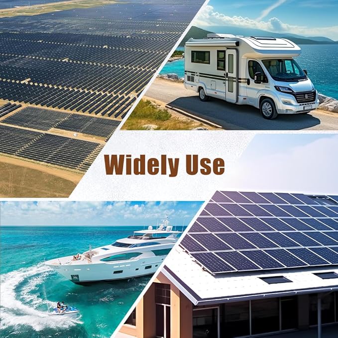 Solar Extension Cable 20FT 10AWG, with IP68 PV Female and Male Connector, for Solar Panel, Automotive, RV, Boat, Outdoors(Black+Red, 1500V 70A)