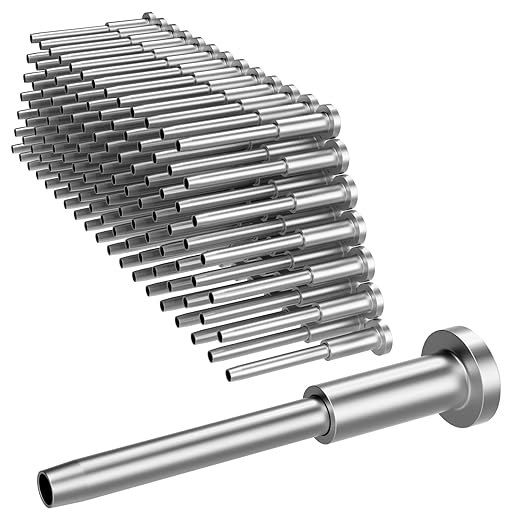 BLIKA 120 Pack Invisible Cable Railing kit, T316 Stainless Steel 1/8" Invisible Receiver and Swage Stud End for Cable Railing, Swage Tensioner 1/8" for Wood/Metal Post, Cable Railing Hardware
