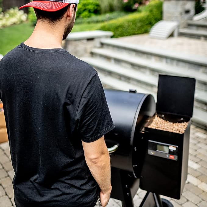 Bear Mountain All Natural Wood Pellets for Smoker, Grill & BBQ, 40 Lbs, Cherry - Premium Hardwood Barbecue Pellet Accessories for Indoor and Outdoor Grilling