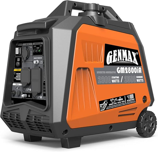 GENMAX Generator,EPA Compliant, Eco-Mode Feature, Ultra Lightweight for Backup Home Use & Camping
