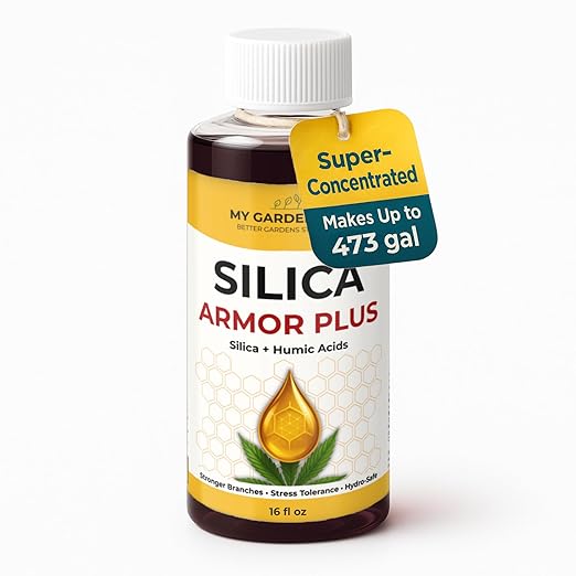 Silica for Plants with Humic Acids โ Hydroponic Nutrients & Bloom Fertilizer โ Stronger Branches, Stress Tolerance & Big Bloom Growth โ Hydroponic Plant Food for Indoor & Outdoor Growers (16 oz)