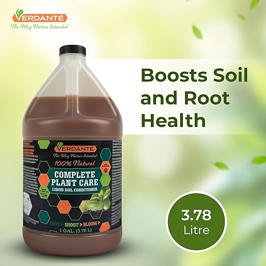 Complete Plant Care Liquid Soil Conditioner – Improve Lawn & Garden Health - Versatile Soil Conditioner for Lawns & Gardens - Simple Lawn and Garden Solutions (1 Gallon)
