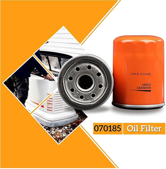 Arpisziv 070185ES Oil Filter Replaces Ge-nerac Engines 8-24kw Guardian Portable Outdoor Generator 760cc 990cc (4 Pack)