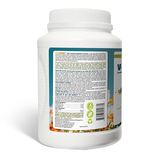 EcoVenger Multi-Purpose V-Granules 1.95LB Jug, Horticulture or Household Use for Indoor & Outdoor Protection Against Insects and Rodents, Improves Soil & Promotes Rooting, 100% Natural, Safe for Kids