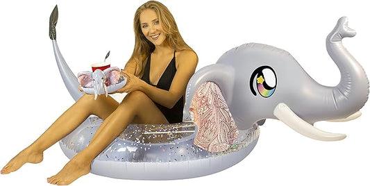 PoolCandy Inflatable Animal Pool Tubes & Swim Rings
