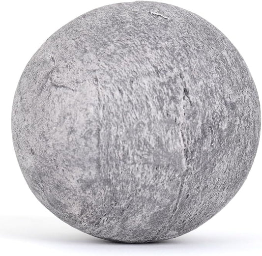 Ceramic Fire Balls - Uniform 3" Lava Rock for Fire Pits - Propane & Gas Fire Pits and Fireplace - Ceramic Spheres for Outdoor and Indoor Use - Natural Lava Stones (15 Pack, Grey)