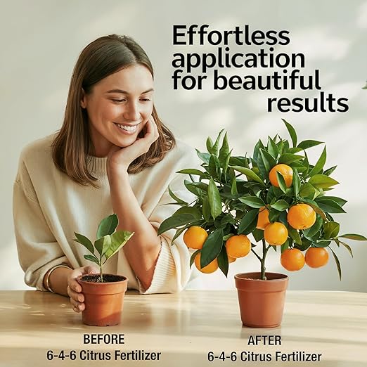 ๐๐๐๐๐๐๐๐๐๐ Citrus Fertilizer + Vital Micronutrients - Perfect Balanced NPK for All Citrus - for Indoor and Outdoor Plants - Orange, Lime, Avocado and Lemon Tree Fertilizer - 1 Quart