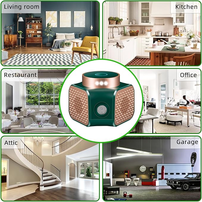 2026 New Mouse Repellent Ultrasonic Plug in Electronic Repellent Devices Control for Rodent Rat Mice Mouse Squirrel Bat 3 IN1 Rodent Repeller Indoor for House Garage Basement Attic