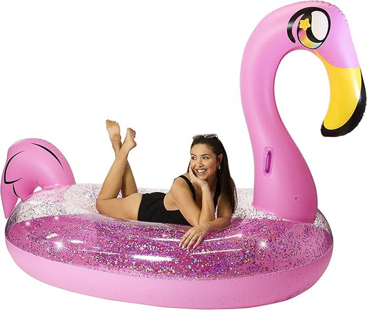Poolcandy Gigantic Inflatable 2 to 3 Person Pool, Beach, and Lake Swim rafts
