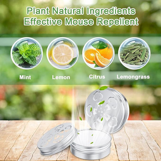 6 Packs Mouse Repellent for Car Engines, Peppermint Oil to Repel Mice and Rats, Keeps Rodents Out of The Car Rat Repellent for House Mice Outdoors