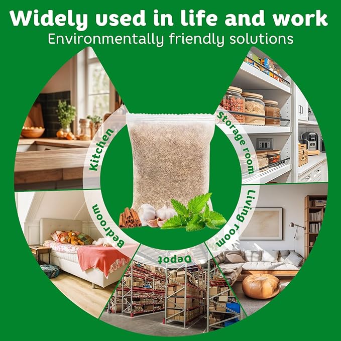 Pest Repellent Pouches, 8 Pack Peppermint Oil Repellent for Mouse, Rodent, Spider, Mice, Rats, Pest Control Indoor & Outdoor, Natural Mouse Deterrent Replace Traps Family & Pet Safe