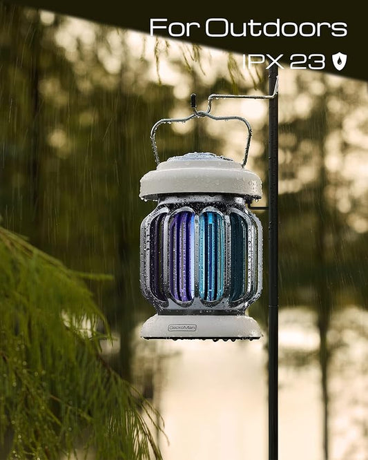 GeckoMan Hybrid Spectrum, Waterproof Switch Bug Zapper Outdoor Bug Zapper Indoor Mosquito Repellent Outdoor Patio Mosquito Zapper Electric Fly Zapper Fruit Fly Trap for Indoors Killer