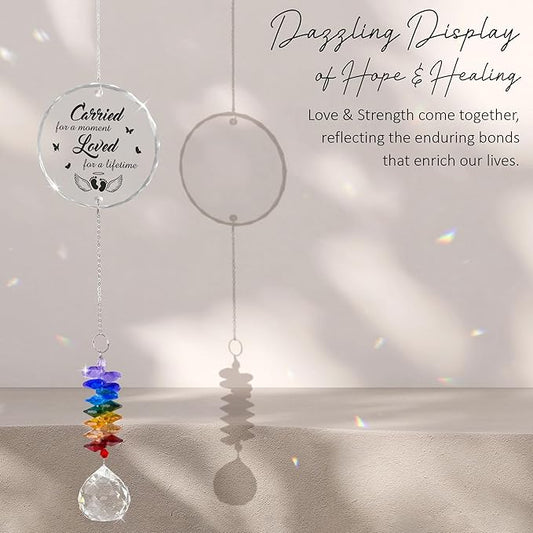 GIFTELIX Christmas Ornaments Infant Loss Gifts - Remembrance Gift - Memorial Suncatcher - Sympathy Gift for Loss of Loved One - Heaven Keepsake - Grieving Gifts for Women