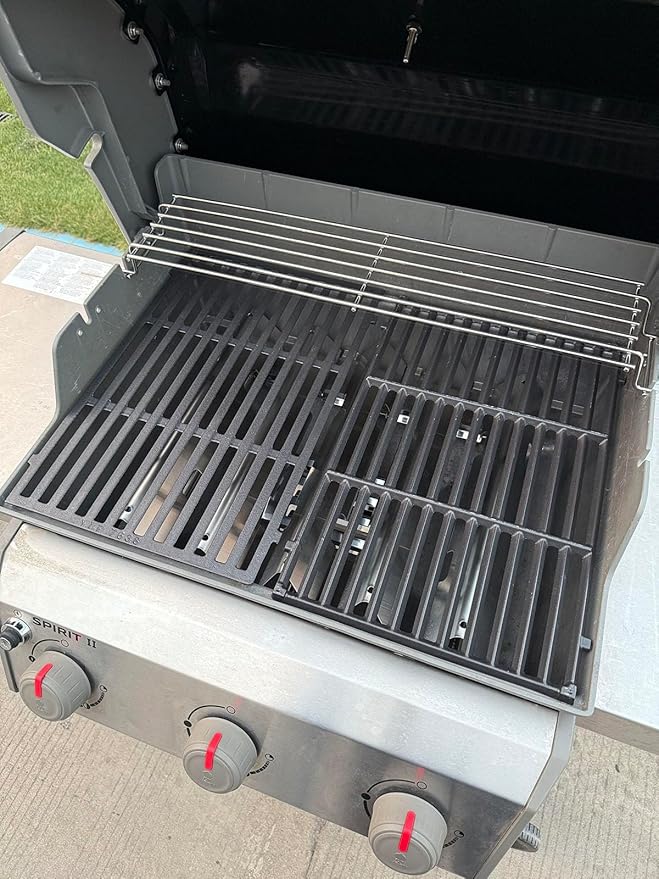Grill Parts for Weber GS4 Spirit 2 Grill Parts Spirit II/I 300 SER Replacement Parts for Weber 67046 Flavorizer Bars 7636 69797,Weber Spirit 2 Grill Grates 7638,Burner 67025 69787&Crossover Tube 69898