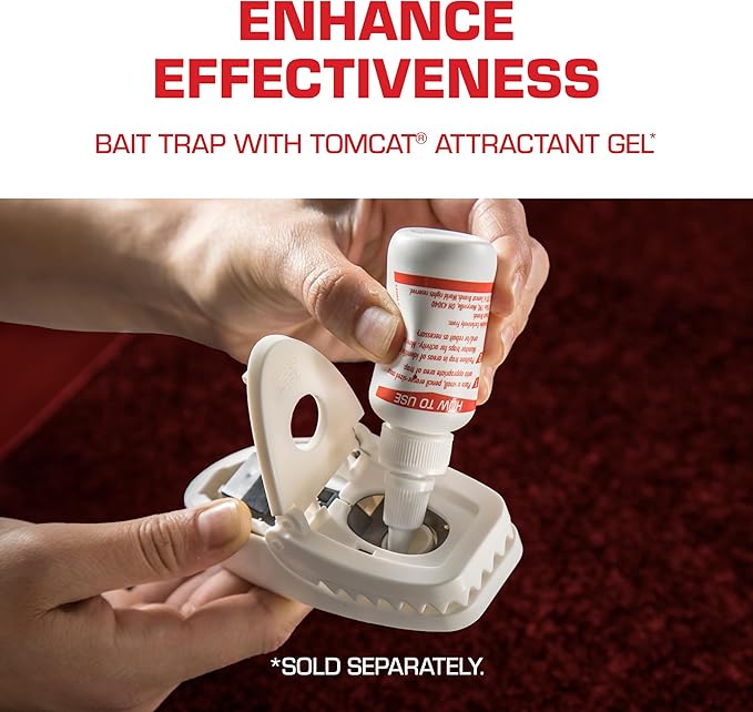 Tomcat Trap and Bait Bundle for Rats and Mice, Includes 2 Press 'N Set Mouse Traps, 1 Rat Snap Trap and Attractant Gel