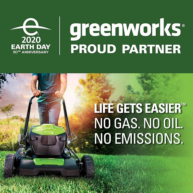 Greenworks 80V Brushless Cordless Yard Tool Combo Kit with 2.0Ah Battery & Rapid Charger – 16" Dual-Line String Trimmer and 500 CFM / 125 MPH Leaf Blower, Variable Speed, 4-Year Warranty