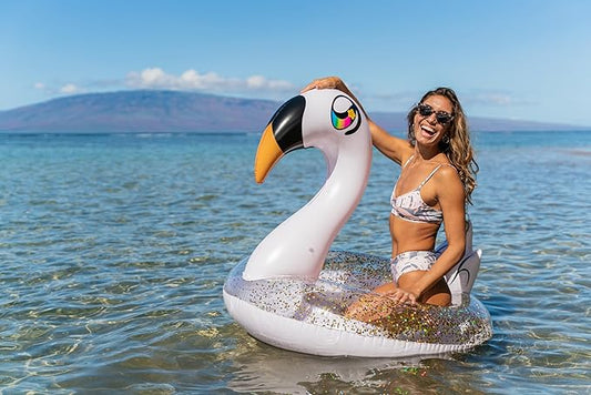 PoolCandy Inflatable Animal Pool Tubes & Swim Rings