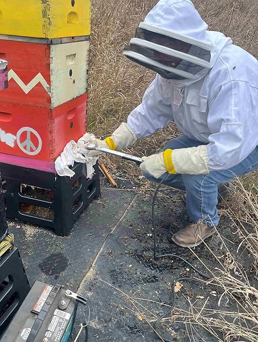 Little Giant® Oxalic Acid Vaporizer - Beehive Treatment for Beekeeping - Hive Maintenance Tool - Use with 12V Battery