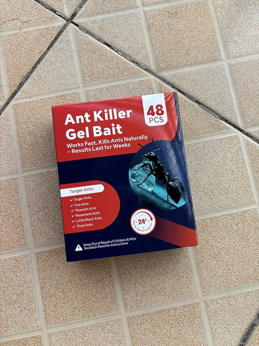 36 PCS Ant Killer Gel Bait Stations, Extra Strengthen Ant Bait Traps, Long-Lasting Effective Pest Gel for Carpenter Ants and Other Common Household Ants, No Mess Easy Use, Safe for Pets and Kids