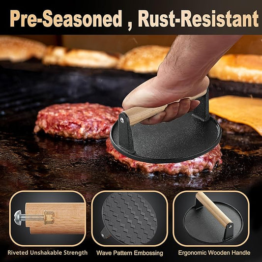 purechef 238PCS Premium Griddle Accessories Kit, Griddle Tools for Flat Top Grill with Enlarged Spatulas, Burger Press, Basting Cover & Storage Bag, Flat Top Grill Accessories for Outdoor Barbecue