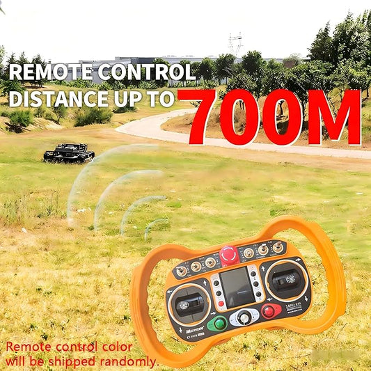 Lawn Mower, Remote Control Lawn, Small Crawler,22HP Gas Engine,Oil-Electric Hybrid Drive Lawn Mowing and Weed Whacker, All Terrain Grass Cutter Yard Mower, 65° Climbing (SKD-608-90TXC)