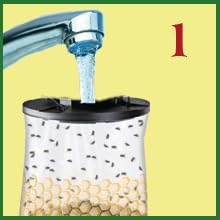 Flies Be Gone Fly Trap - Disposable Non Toxic Fly Catcher, Made in USA - Natural Bait Trap for Patios, Ranches, Outdoor Environments - Keeps Flies from Coming Indoors, Disposable Fly Catcher, 5-Pack