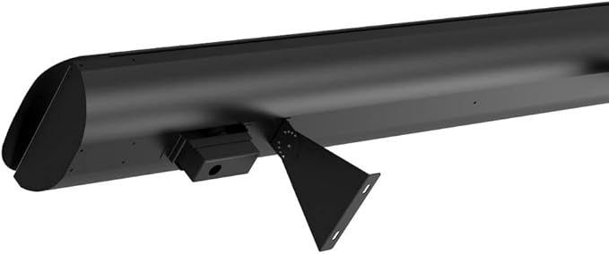 6000 Watt Electric Infrared Dual Element Heater-240 Voltage-Black Finish-No Fascia Decorative Fascia
