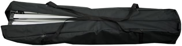 TOOLPORT 10x10 ft PES 700 Pop up Canopy Tent Economy Aluminium 1.3 in., incl. 2 Sidewalls with Panorama Windows, Dark Gray