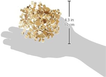 Hiland Reflective Fire Glass, 10 lb, Copper