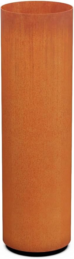 PLANTERCRAFT Corten Steel Metal Planter Box, Round Sizes, Modern Garden Steel planters for Commercial and Residential Outdoor Use.