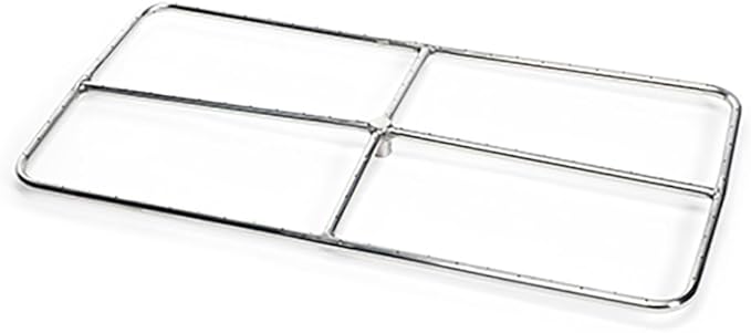 HPC Fire Rectangle Stainless Steel Fire Pit Burner (FRSR-18X9-LP), 18x9-Inch, Propane Gas