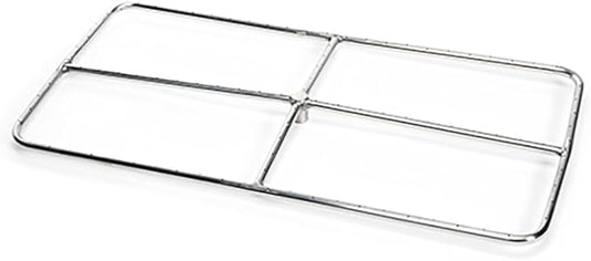 HPC Fire Rectangle Stainless Steel Fire Pit Burner (FRSR-18X9-LP), 18x9-Inch, Propane Gas